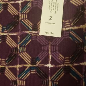 Chico's travelers mosaic tunics 💜